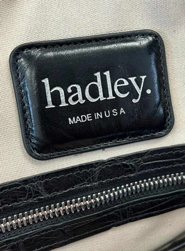Black Alligator Duffle Bag - Image 6