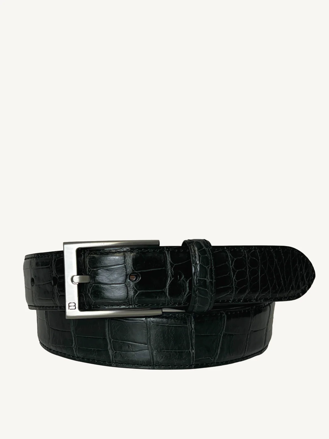 Black Genuine Alligator Belt | 1 3/8" Width