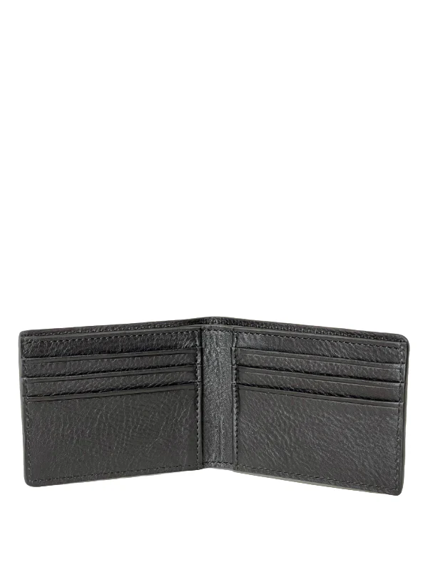 Black Genuine Alligator Bi-Fold Wallet | USA Made - BP8476 - Image 2