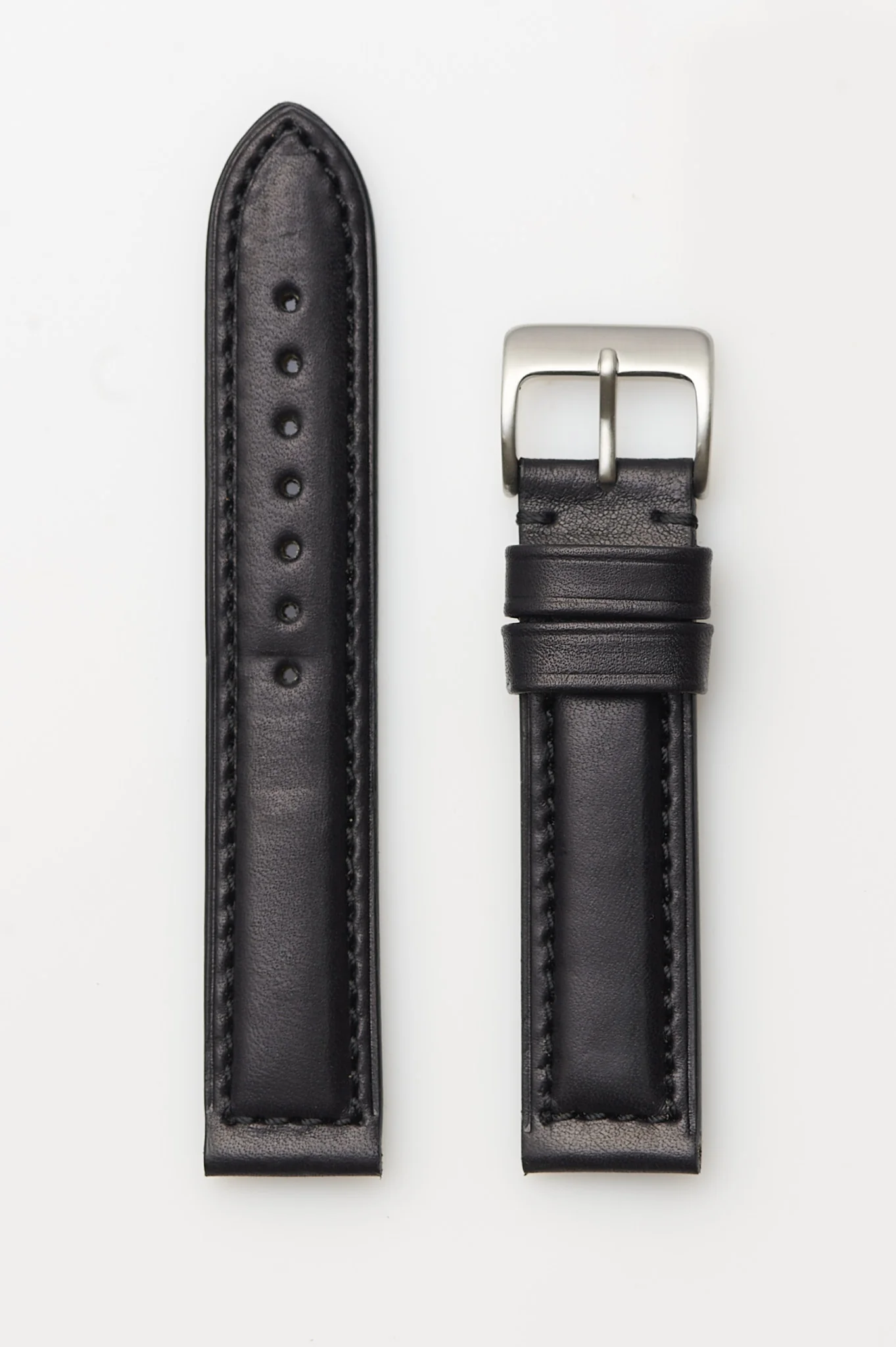 Black Genuine Aniline Leather | h2043