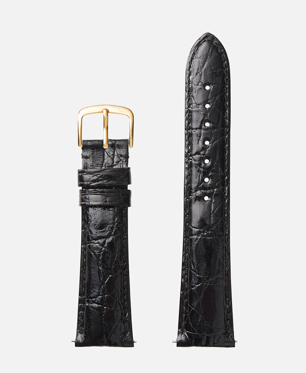 Black Genuine Crocodile | h2001 - Image 2