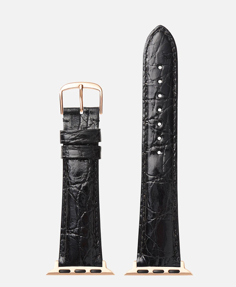 Black Genuine Crocodile | h2001 - Image 7
