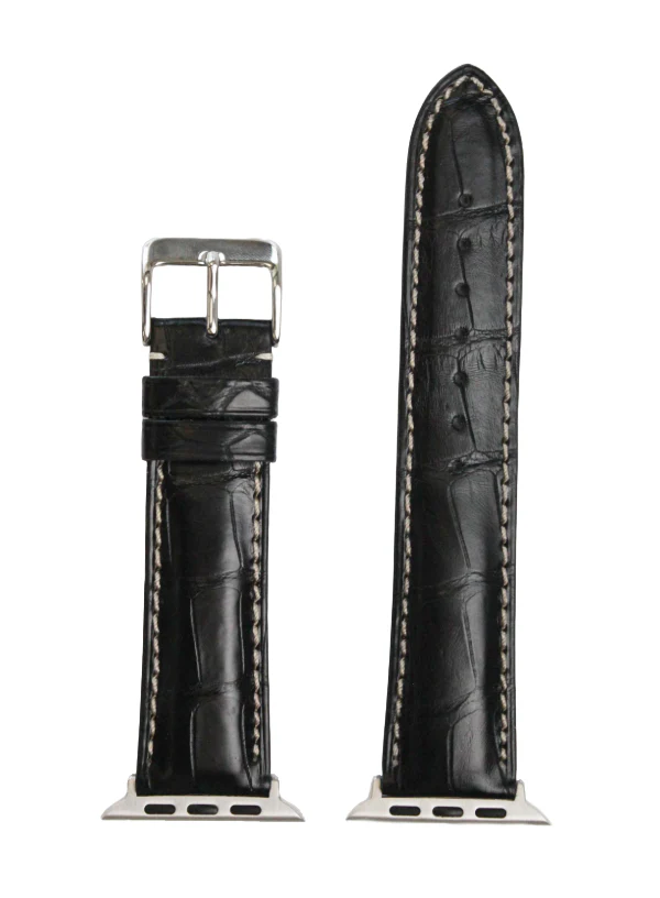 Black Genuine Matte Alligator | h2021 - Image 2