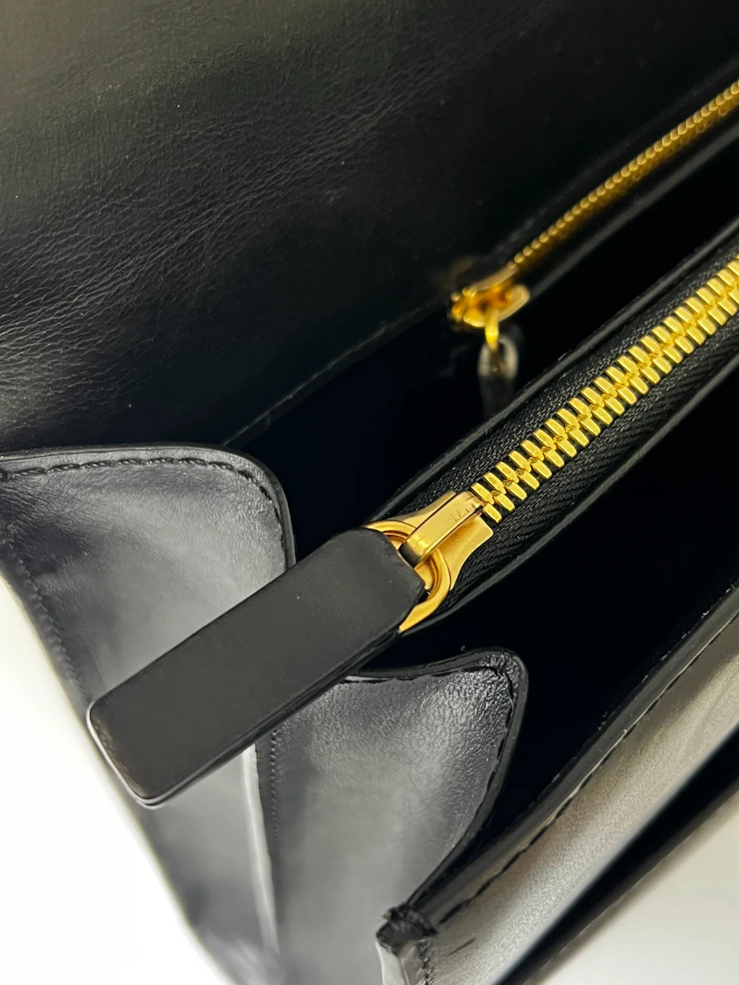 Black Leather Attaché Case - Image 3