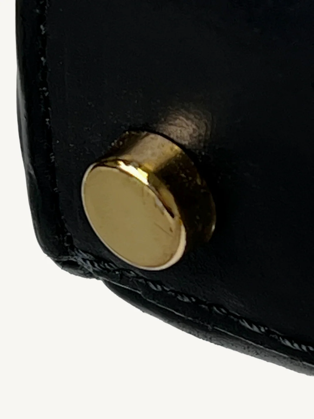 Black Leather Attaché Case - Image 4