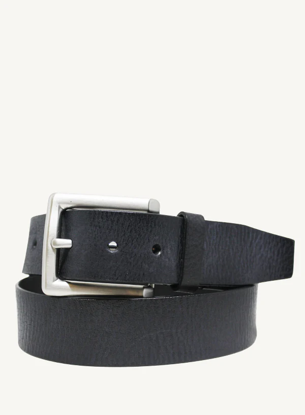 Black Leather Belt | 40mm Width