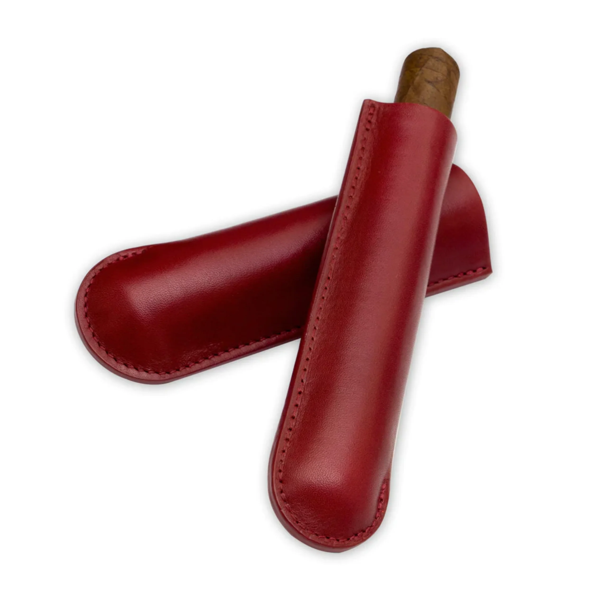 Single-Finger Genuine Leather Cigar Case | TF300 - Image 3