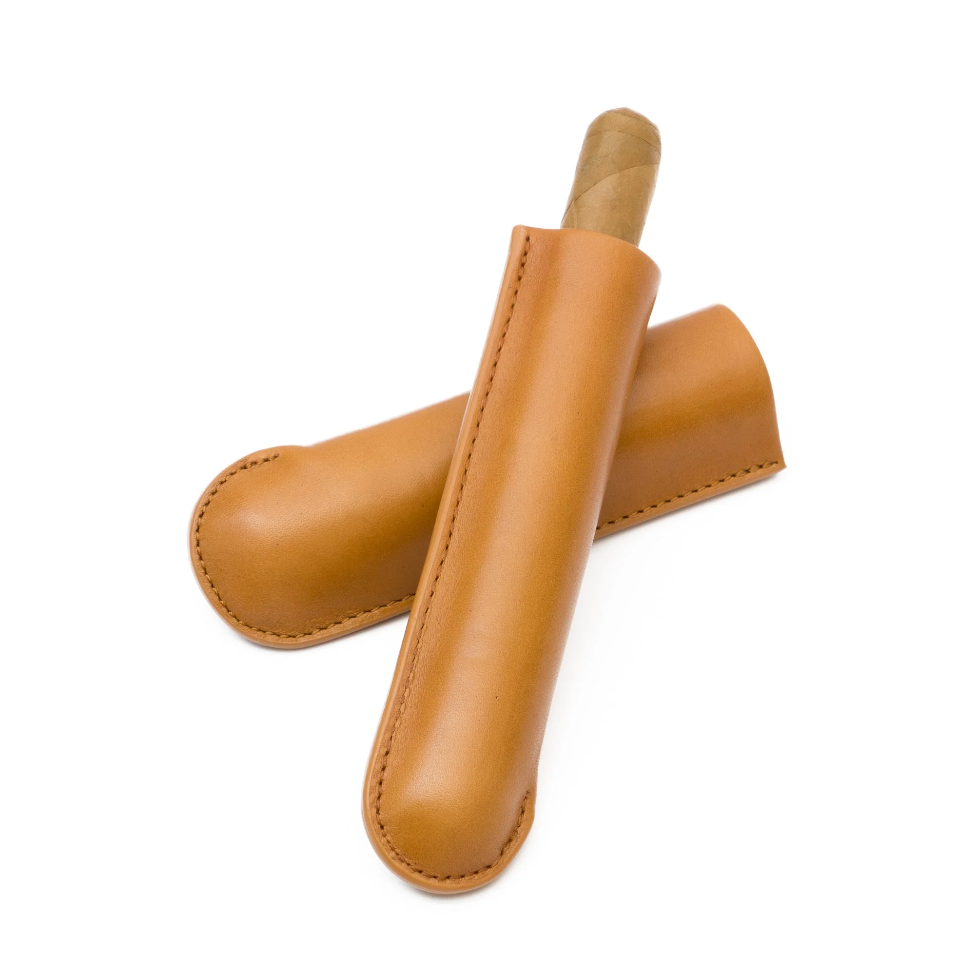Single-Finger Genuine Leather Cigar Case | TF300 - Image 4