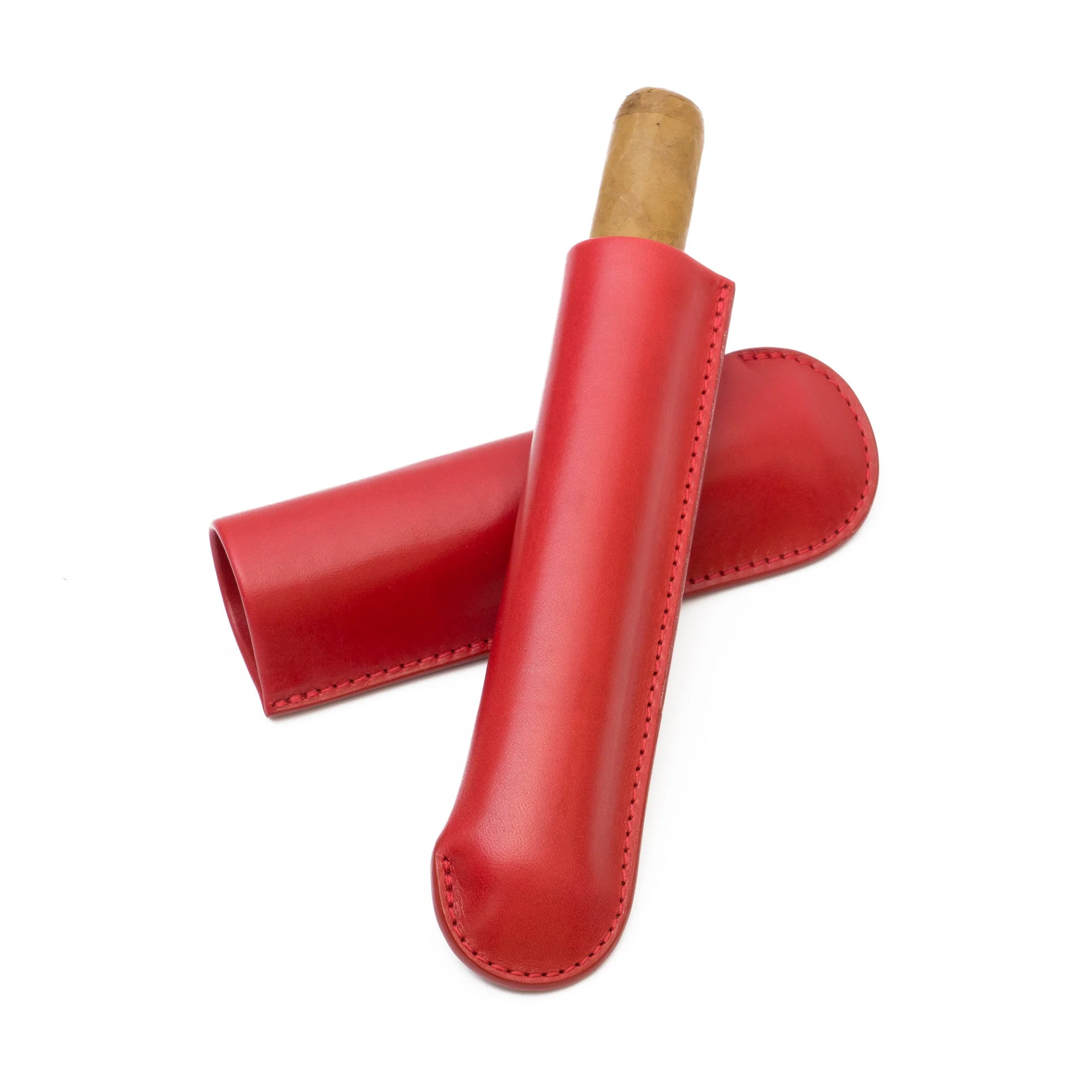 Single-Finger Genuine Leather Cigar Case | TF300 - Image 6