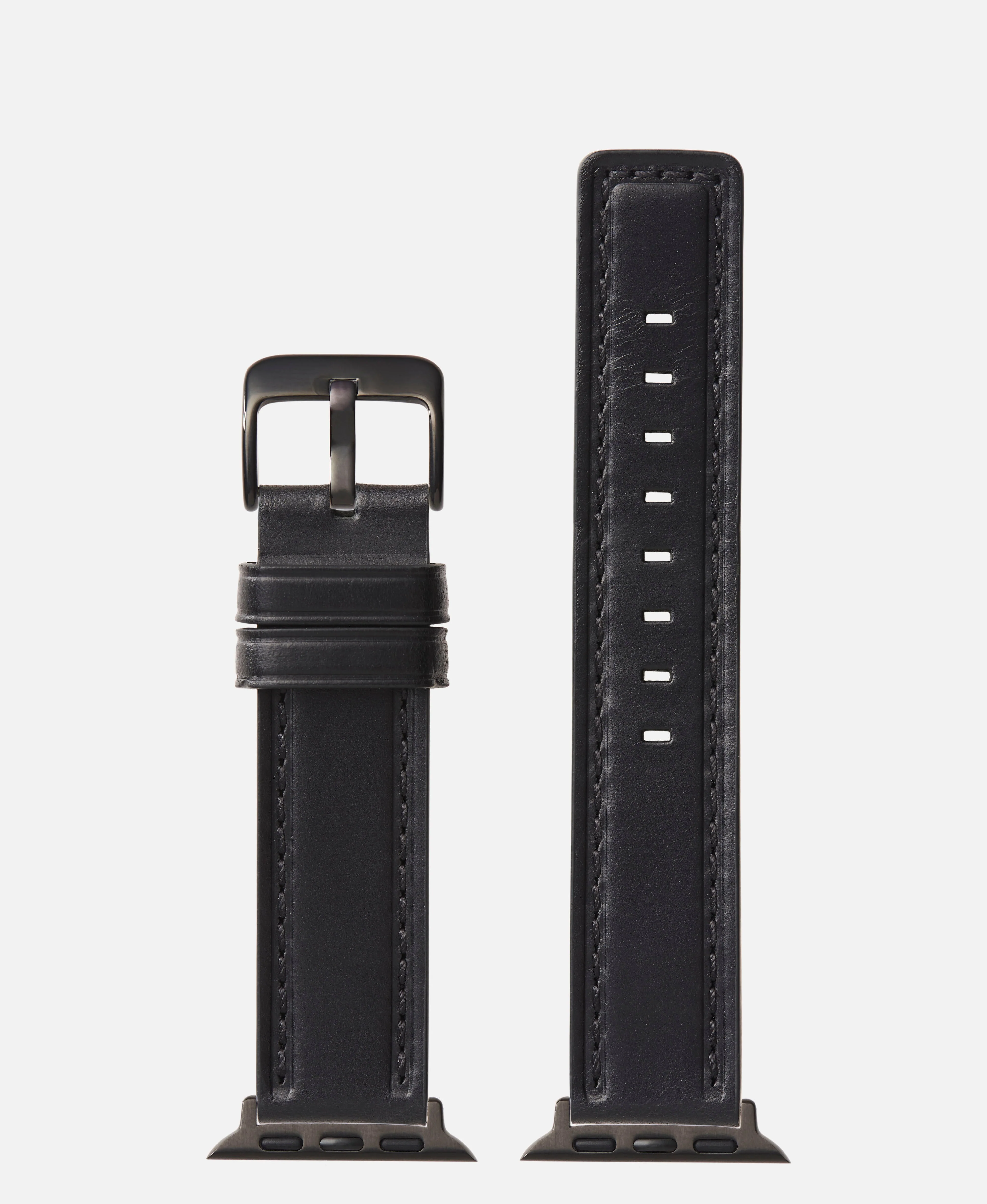 Black Square End Genuine Oil Tan | Apple Watch Compatible - H0784 - Image 4