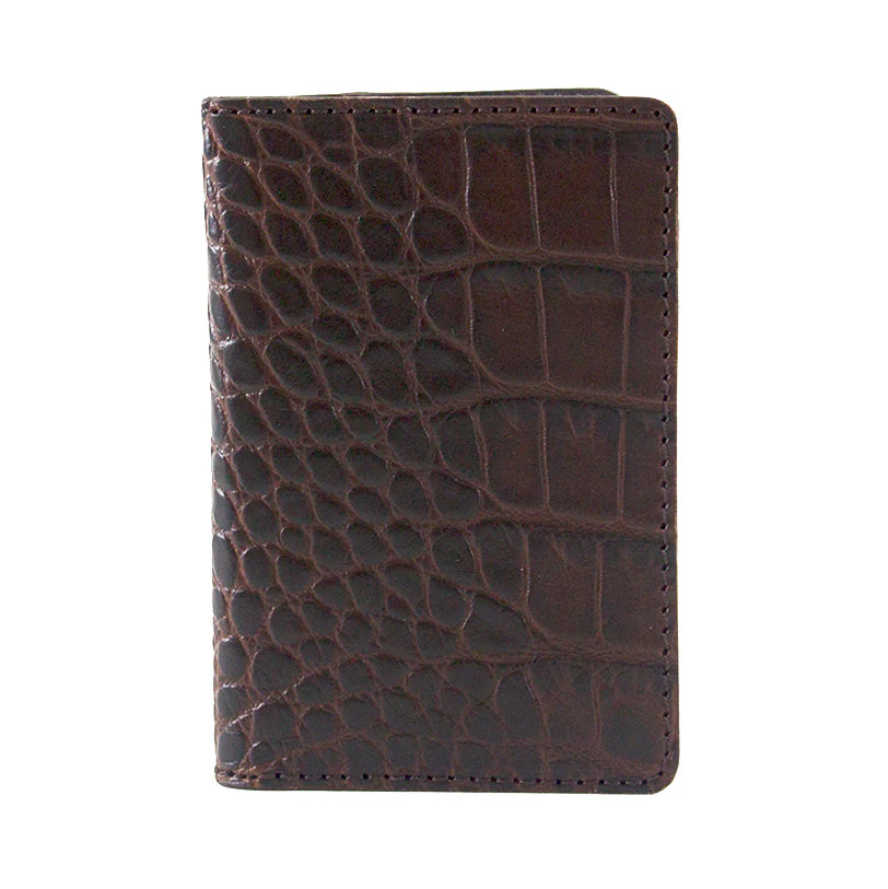 Alligator Embossed BiFold Card Case |  BPW7575 - Image 4