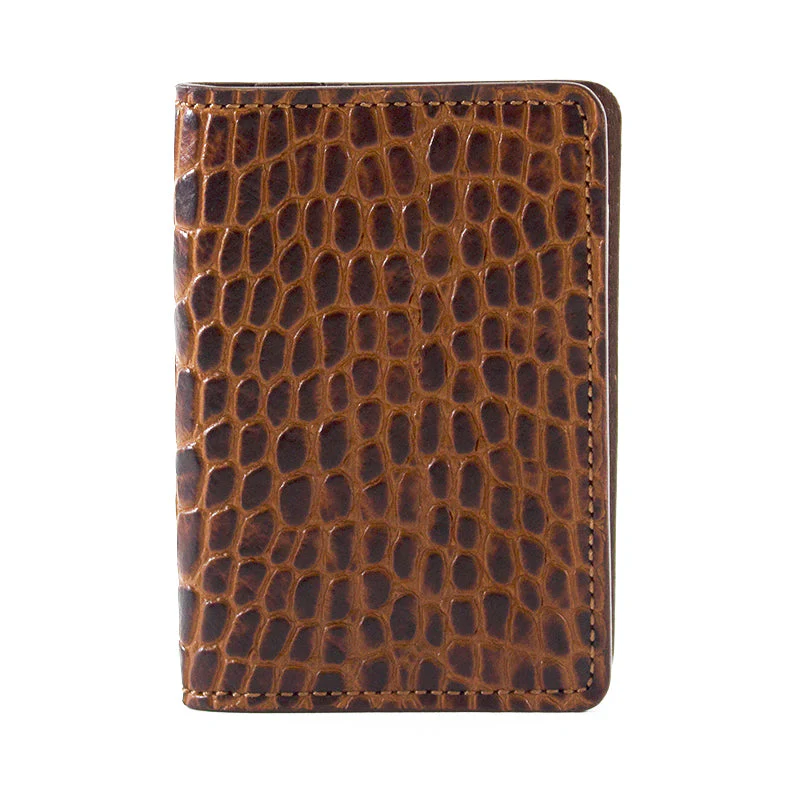 Alligator Embossed BiFold Card Case |  BPW7575 - Image 6