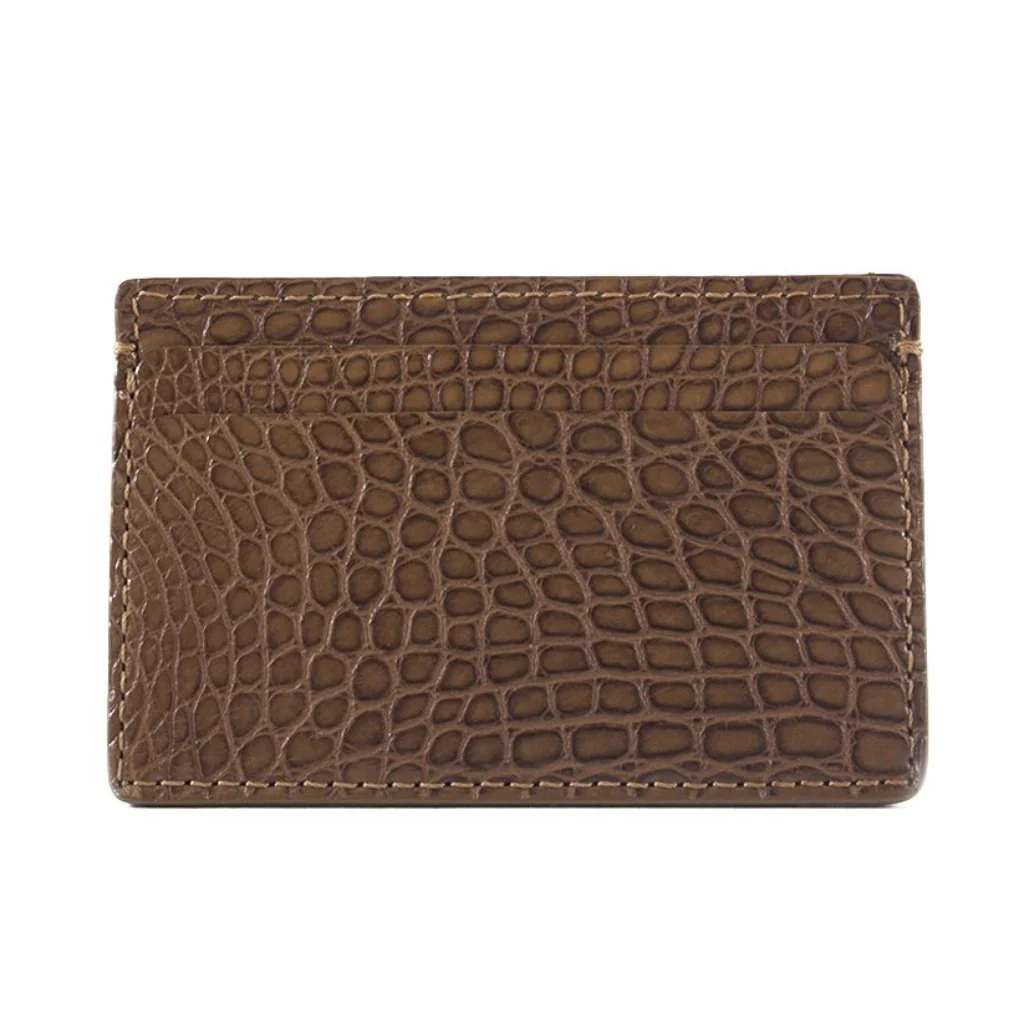 Genuine Matte Alligator 5-Pocket Card Case | BPW5859M - Image 3