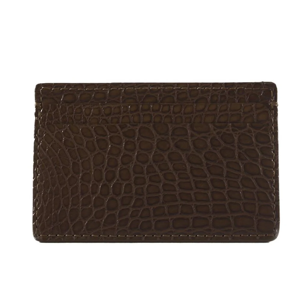 Genuine Matte Alligator 5-Pocket Card Case | BPW5859M - Image 6