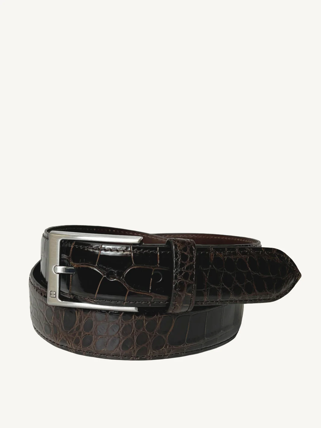 Brown Genuine Alligator Belt | 1 3/8" Width