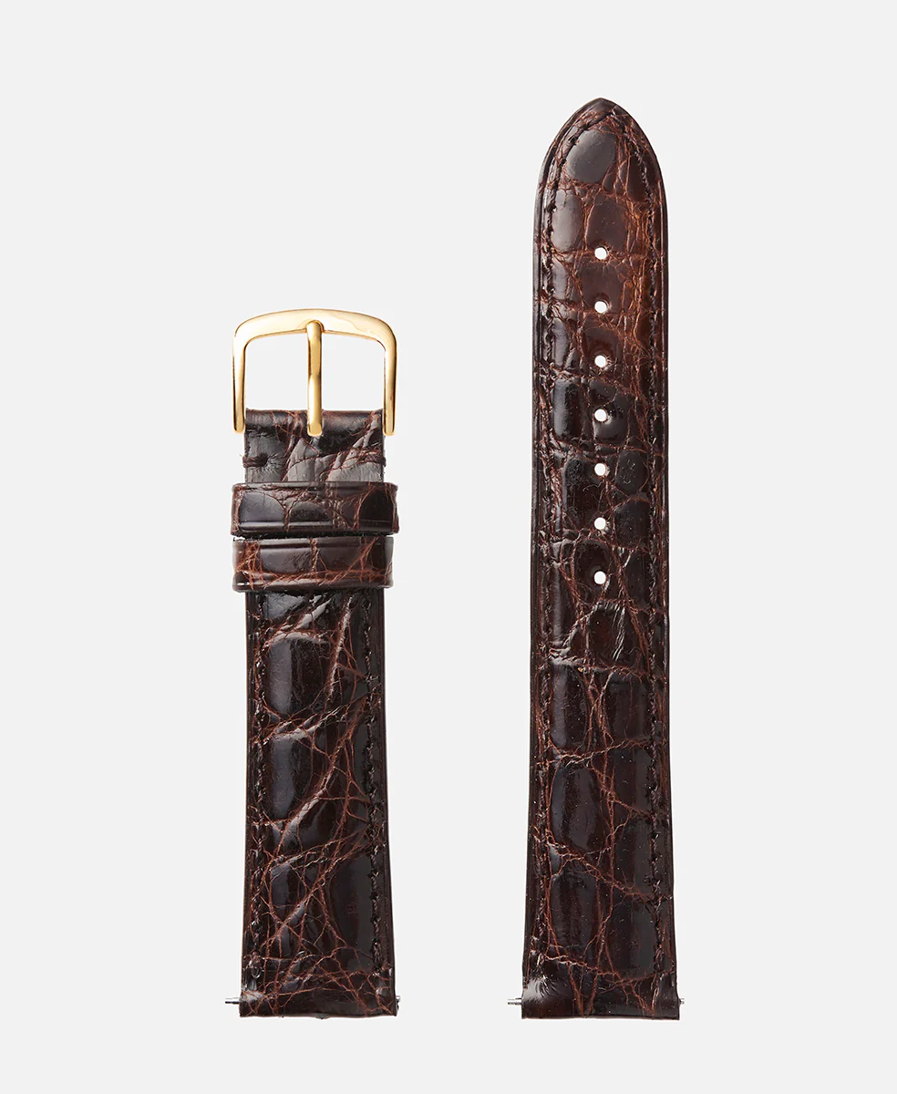 Brown Genuine Crocodile | h2001