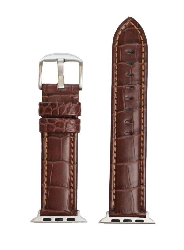 Brown Genuine Matte Alligator | h2018 - Image 2