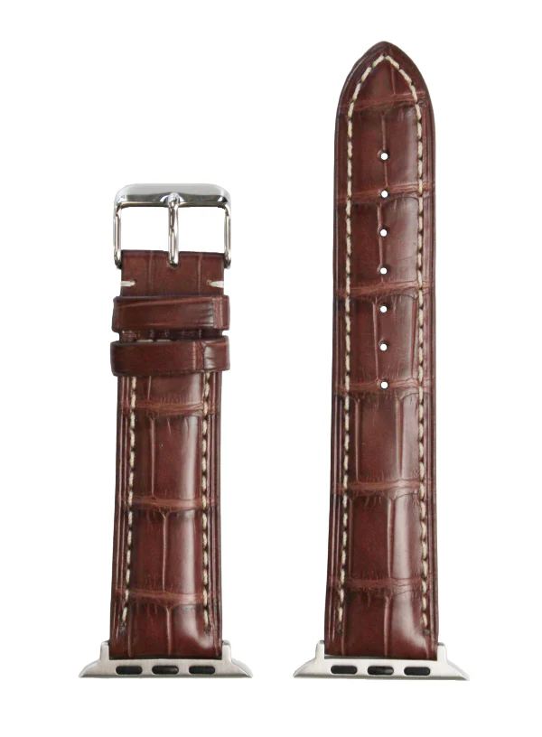 Brown Genuine Matte Alligator | h2021 - Image 2