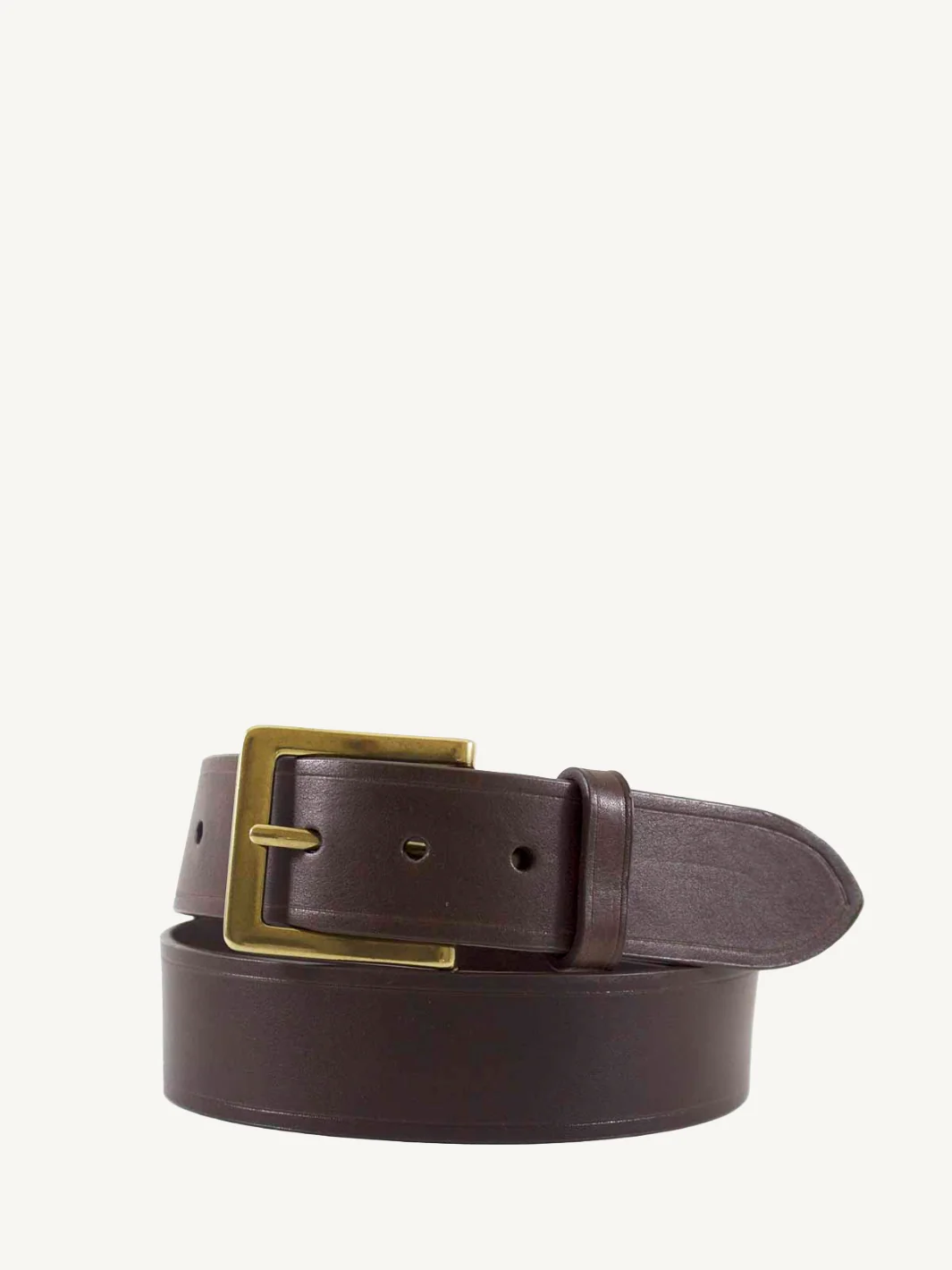 Brown Leather Jean Belt | 40mm Width