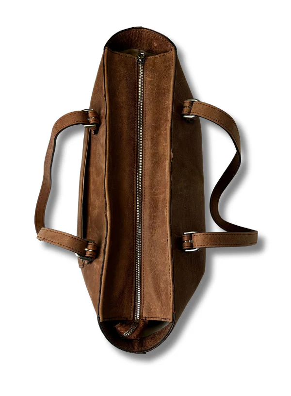 Brown Leather Tote Bag | BPB8449 - Image 5