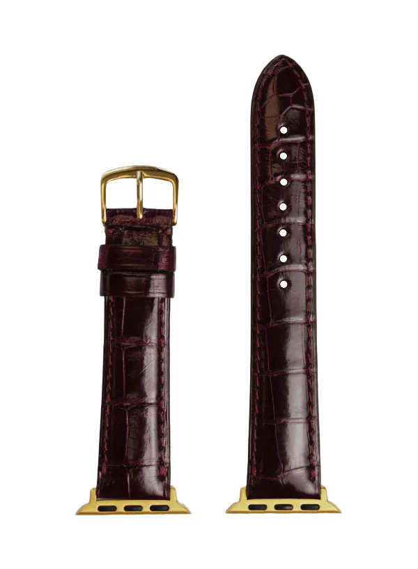 Burgundy Genuine Alligator | h2007 - Image 2