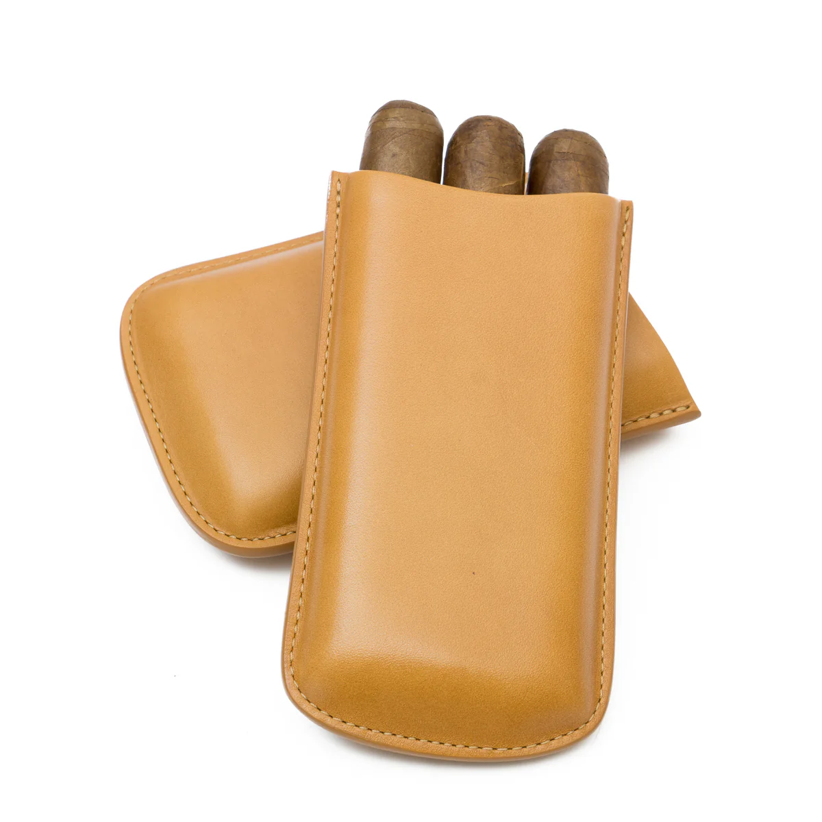 Genuine Leather Big 3-Finger Cigar Case | TF300 - Image 5