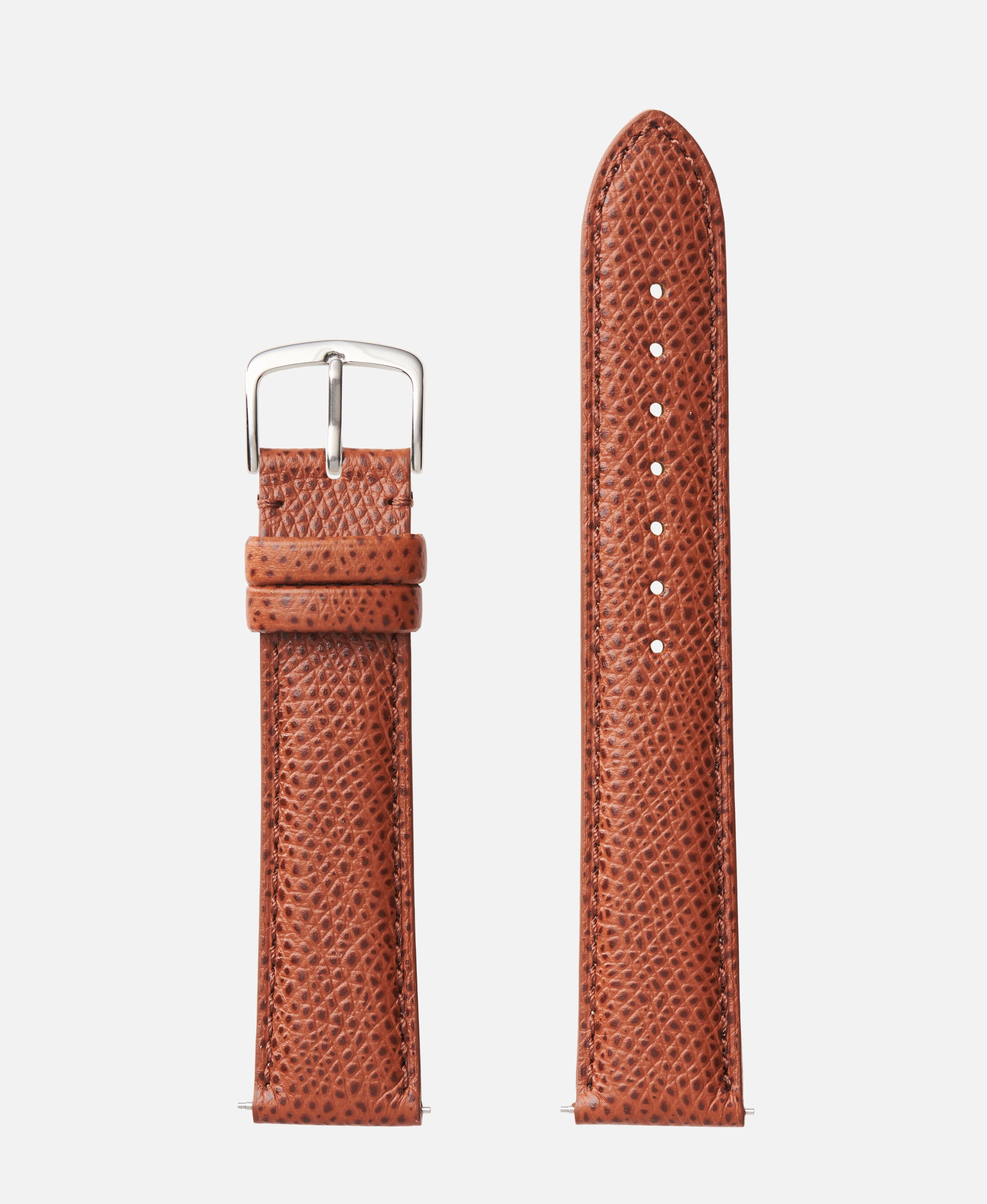 Chestnut Genuine Epsom Leather | h2045