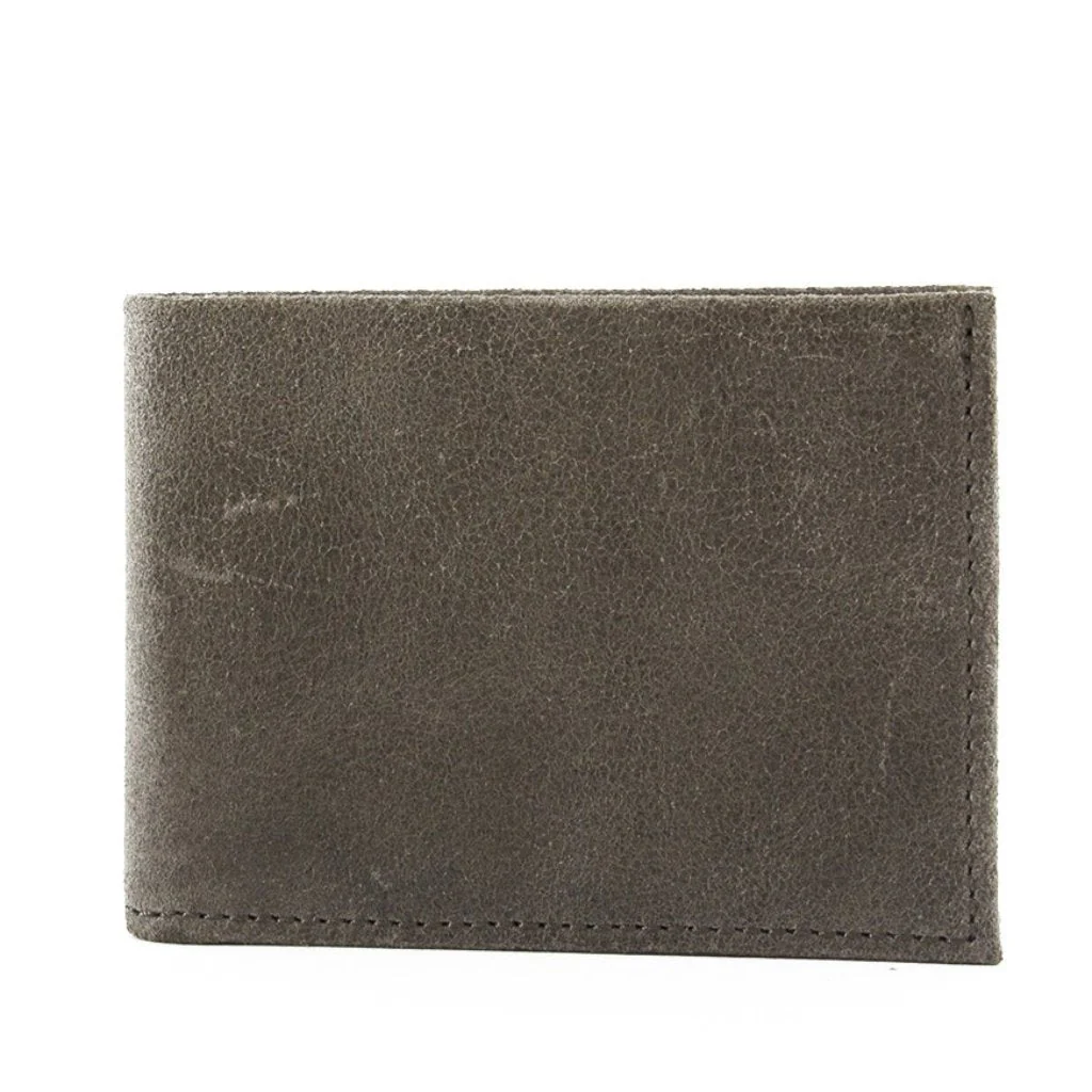 Black Distressed Leather Wallet | BPW100A - Image 3