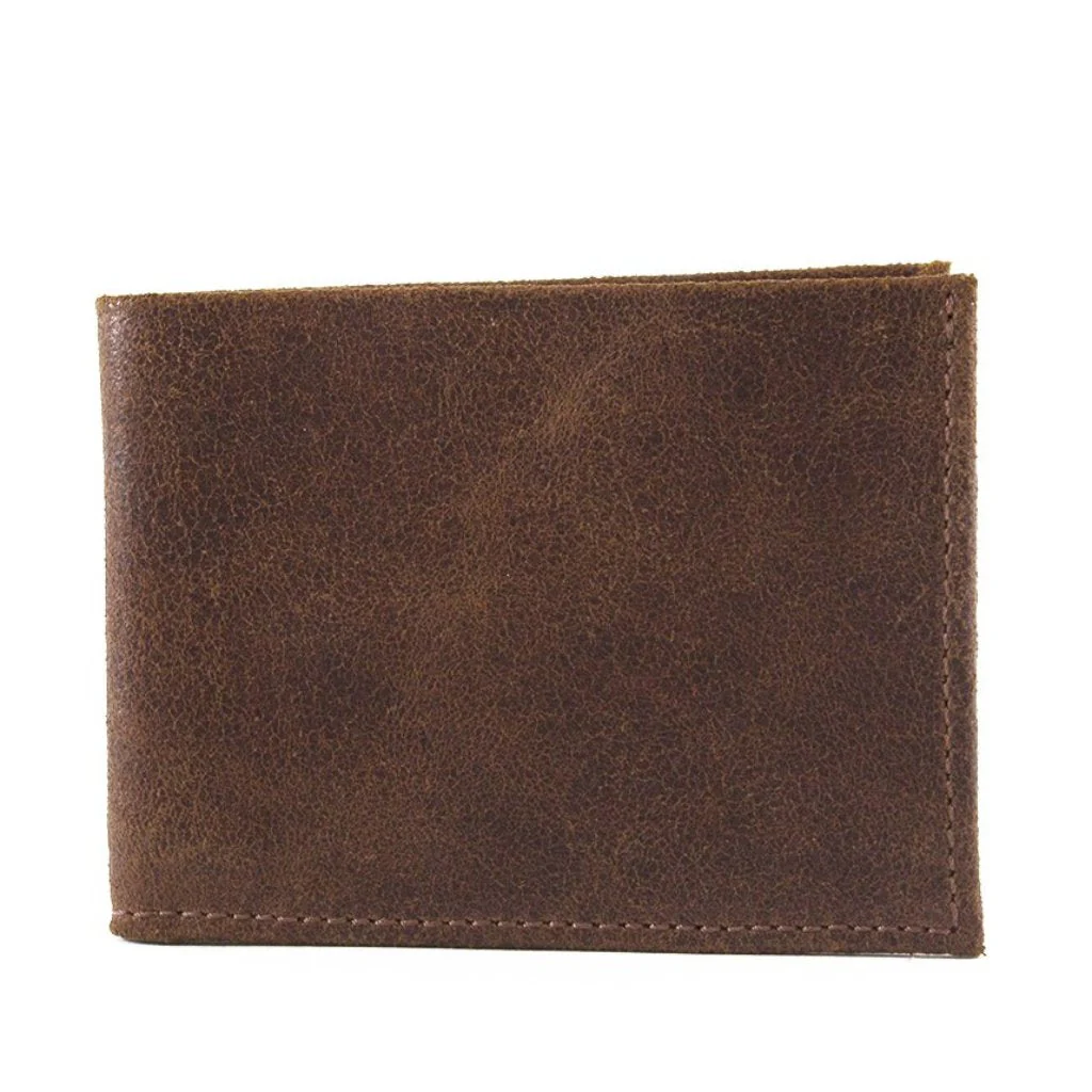 Black Distressed Leather Wallet | BPW100A - Image 5