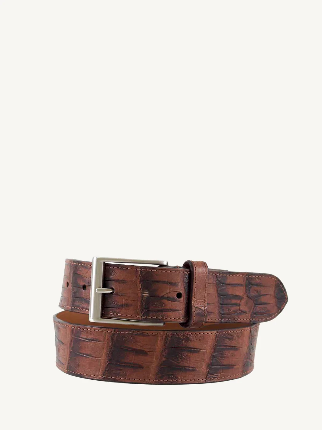 Peanut Vintage Crocodile Tail Belt | 1 1/2" Width
