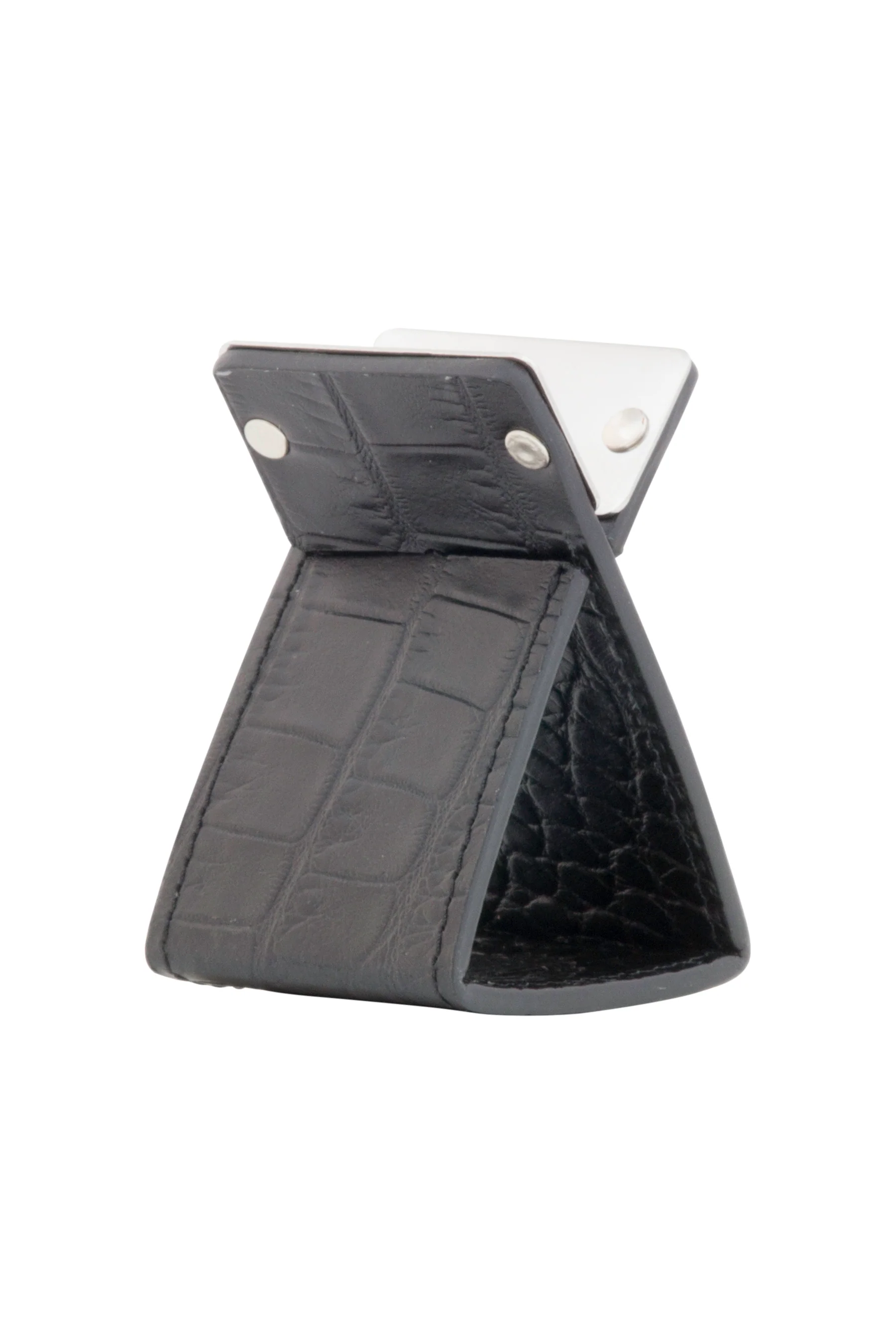 Crocodile Embossed Leather Collapsible Cigar Stand | Made in the USA - Image 4