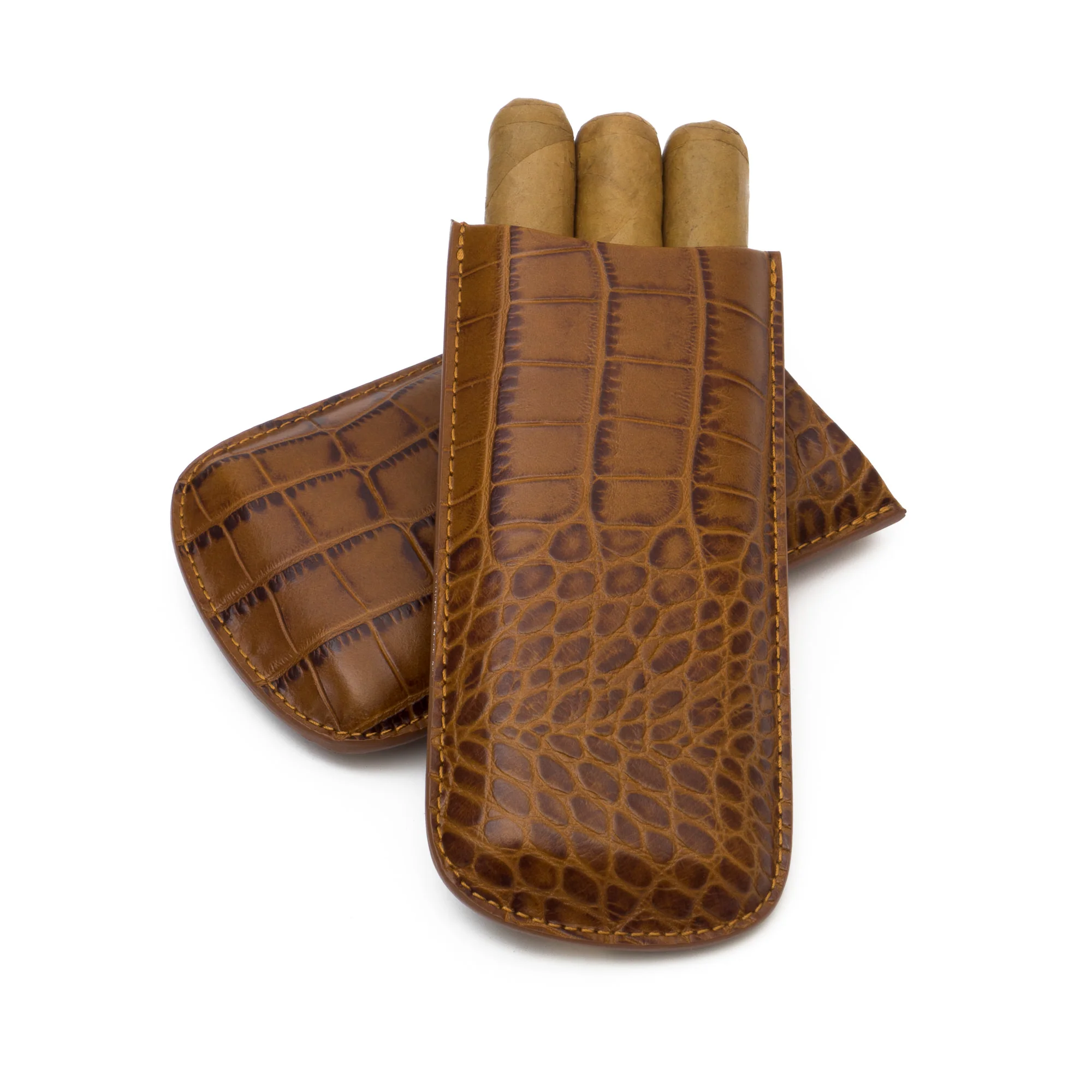 Genuine Croco Embossed Leather Cigar Case | TF400 - Image 4