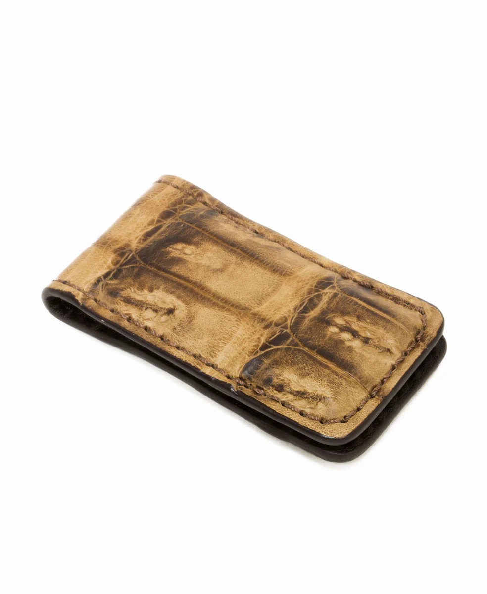 Genuine Crocodile Magnetic Money Clip | USA Made - Image 4