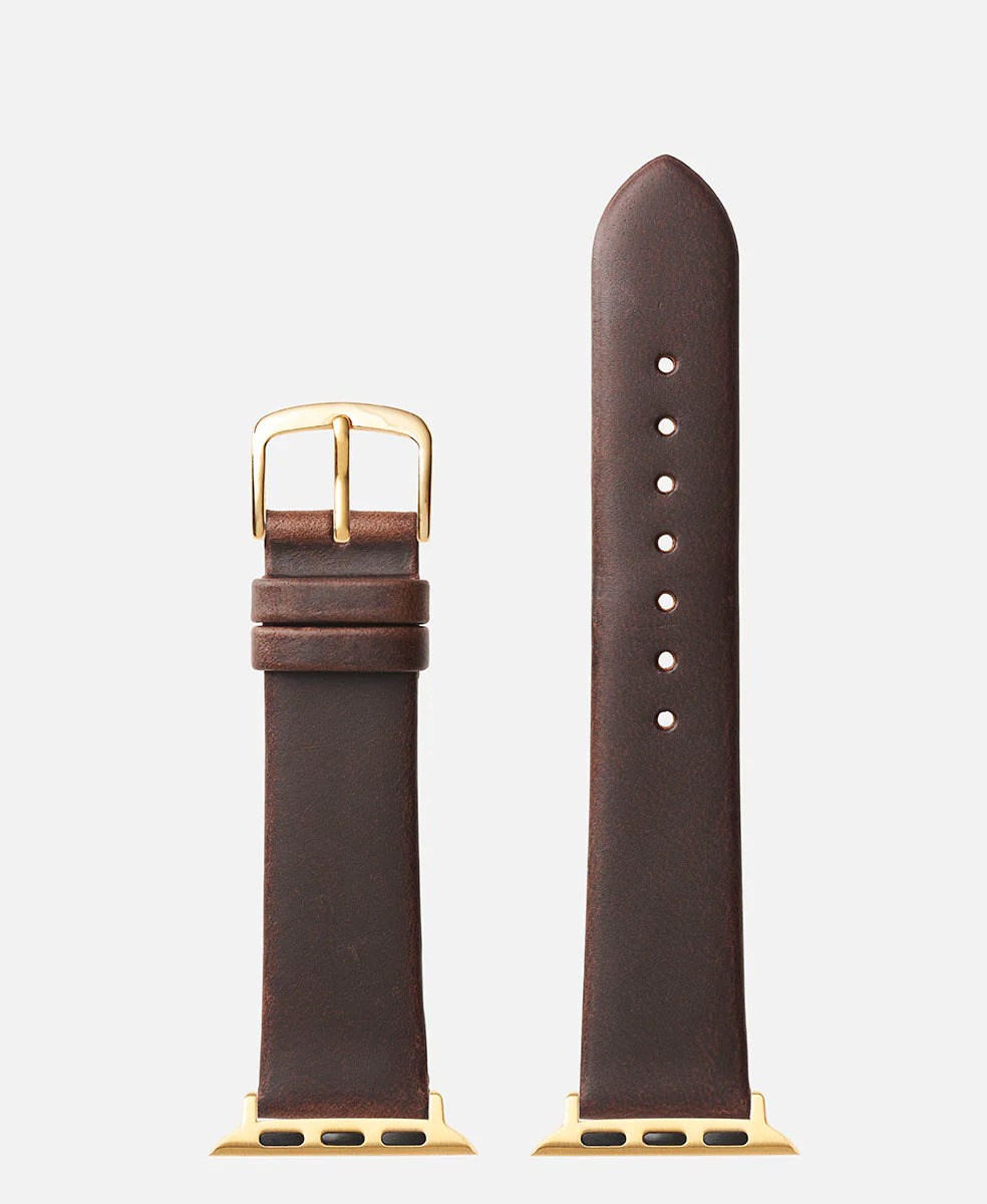 Genuine Flat Oil Tan | Apple Watch Compatible 38mm/40mm - Image 2
