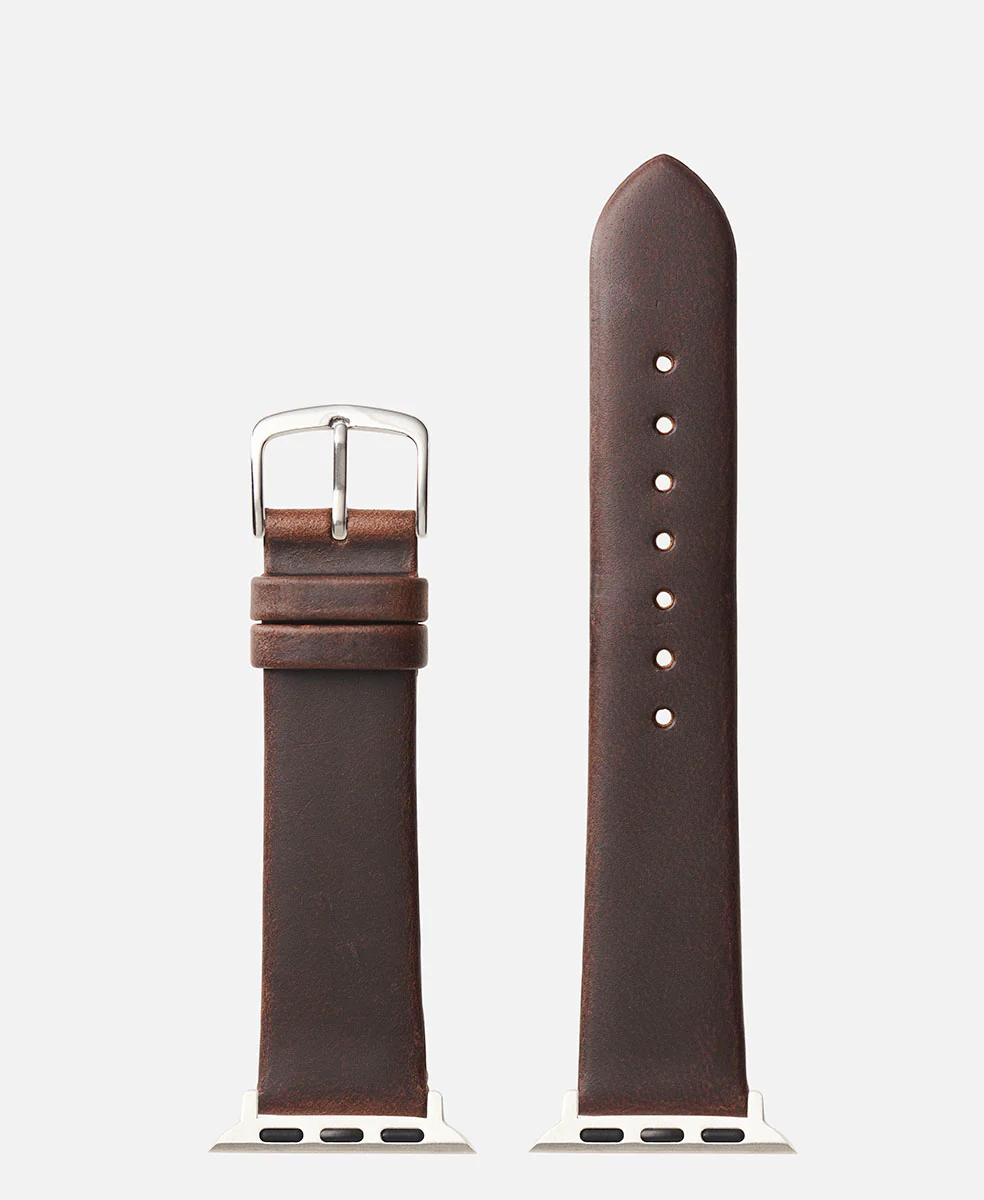 Genuine Flat Oil Tan | Apple Watch Compatible 42mm/44mm - Image 6