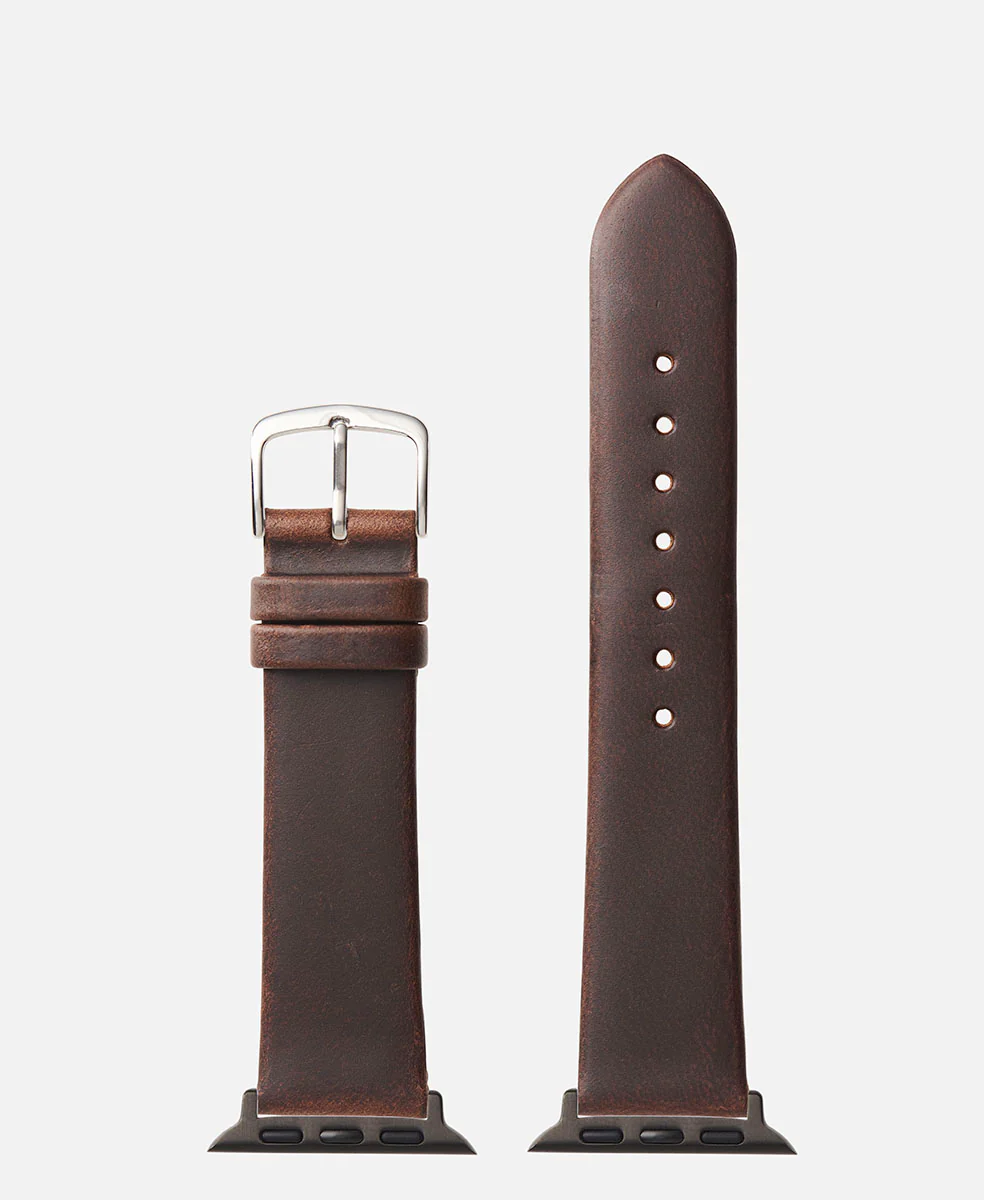 Genuine Flat Oil Tan | Apple Watch Compatible 42mm/44mm - Image 8