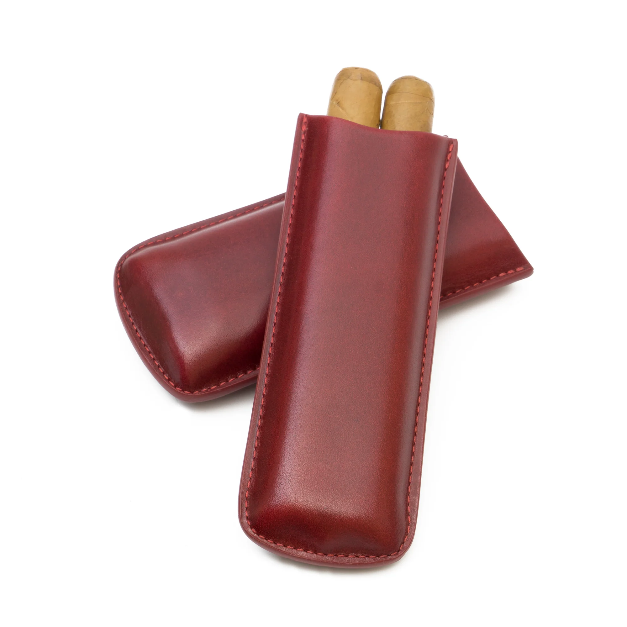 Genuine Leather 2-Finger Cigar Case | TF300 - Image 3