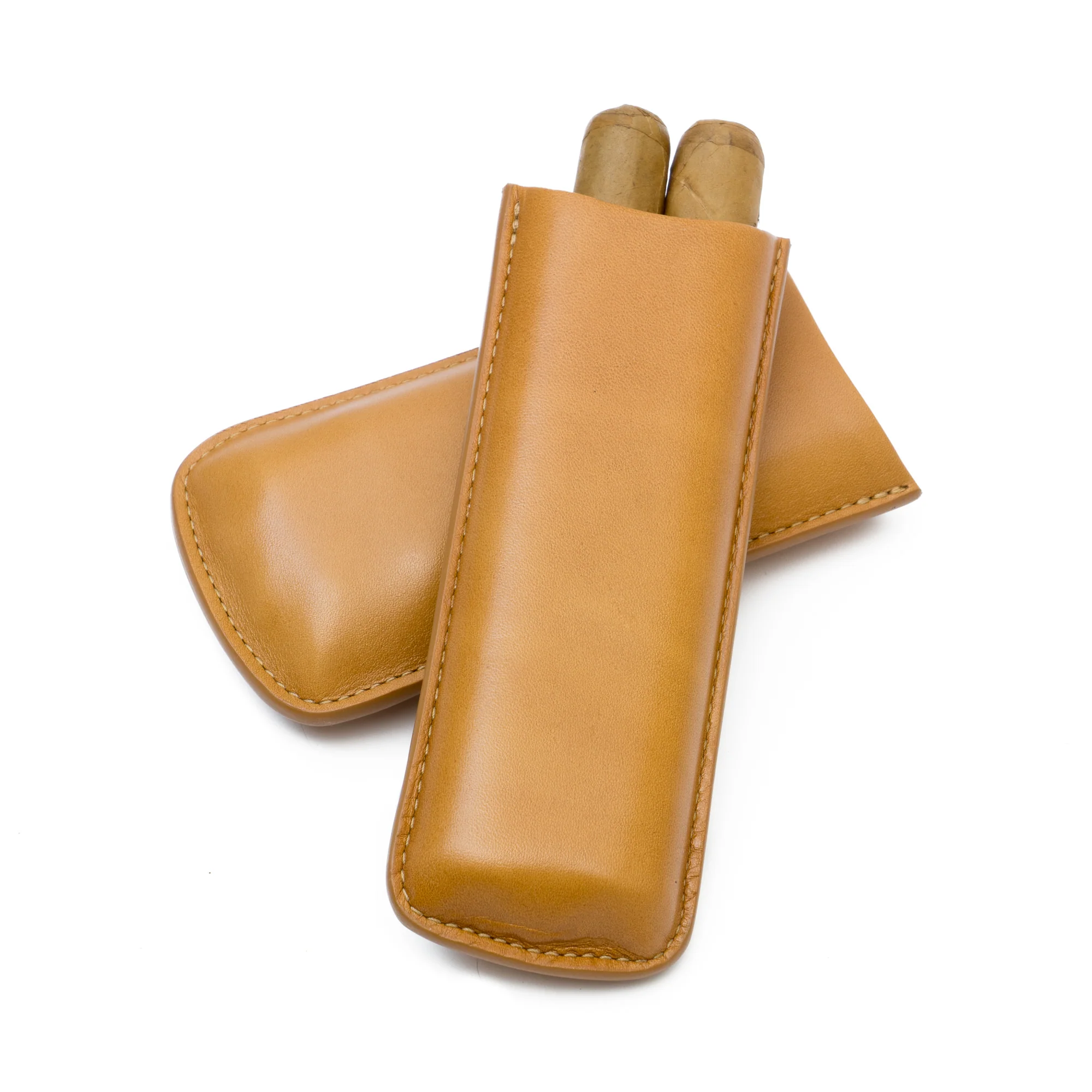 Genuine Leather 2-Finger Cigar Case | TF300 - Image 4
