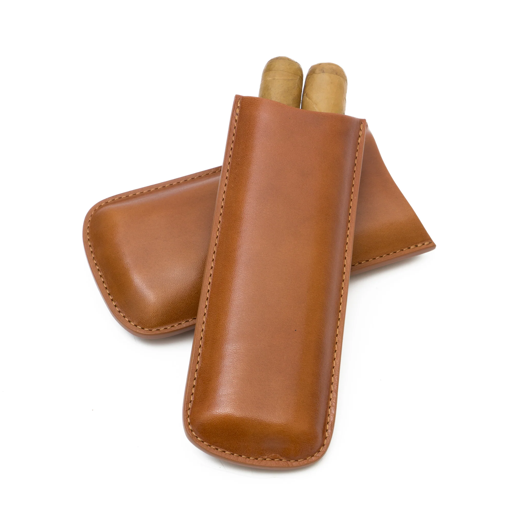Genuine Leather 2-Finger Cigar Case | TF300 - Image 5