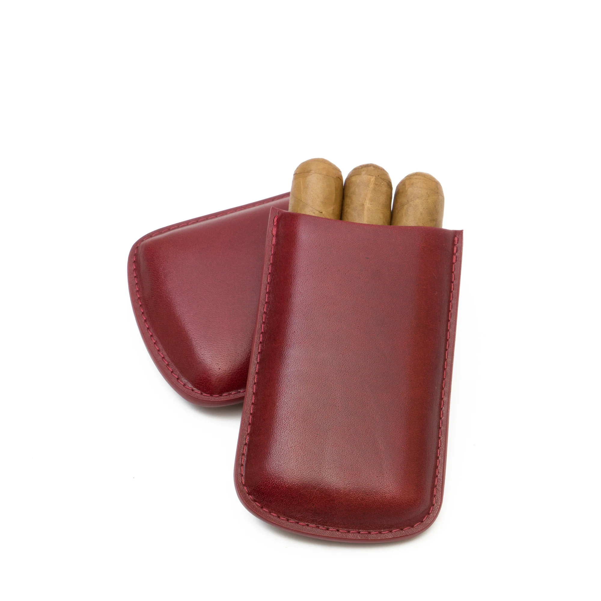 Genuine Leather Robusto Cigar Case | TF300 - Image 3