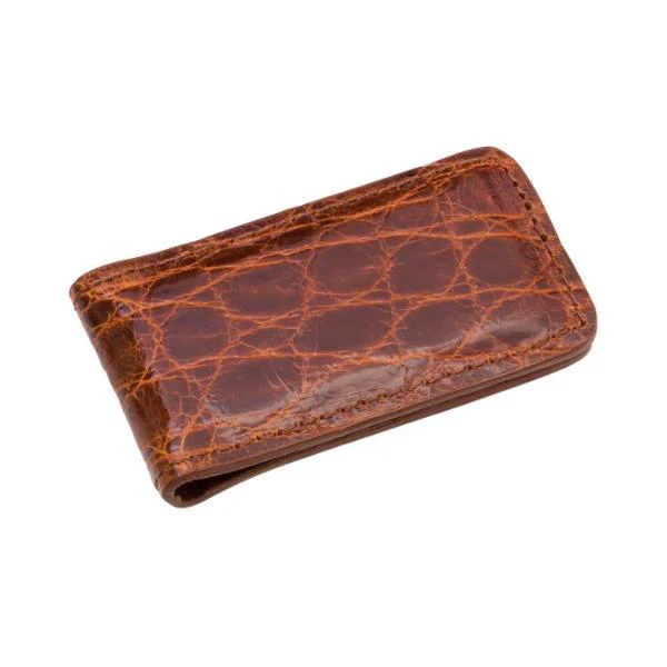 Genuine Crocodile Magnetic Money Clip | BPM350 - Image 3