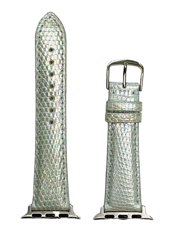 Iridescent Pearl Genuine Lizard | h1950 - Image 2