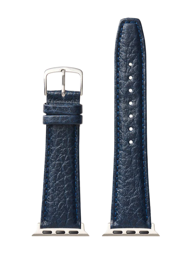 Navy Shrunken Grain | Apple Watch Compatible - H0788