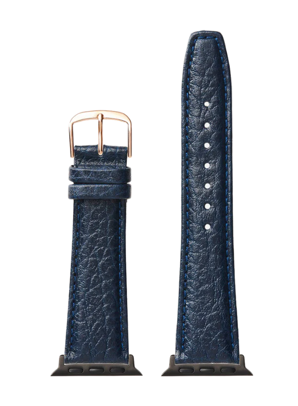 Navy Shrunken Grain | Apple Watch Compatible - H0788 - Image 4