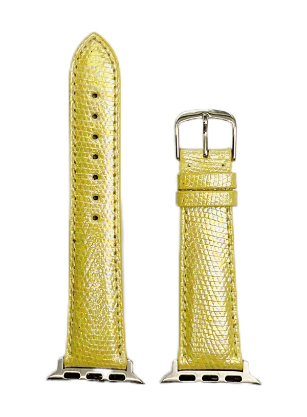Sunshine Yellow Genuine Lizard | h1950 - Image 2