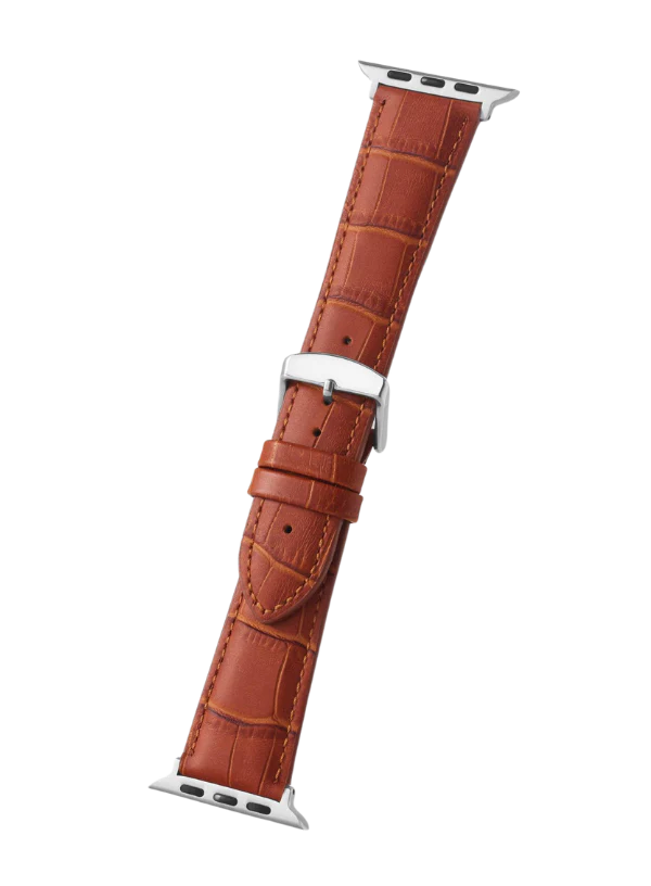 Tan Alligator Grain | Apple Watch Compatible - H0898