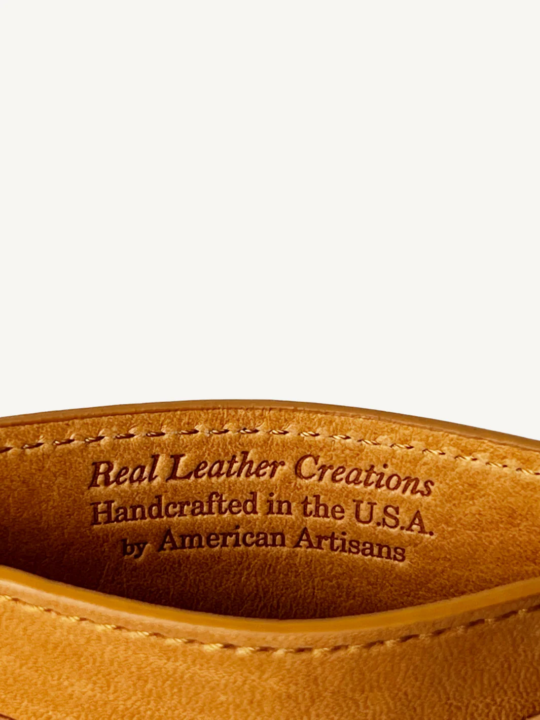 Tan Calfskin Card Case - Image 3